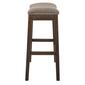 New Ridge Home Goods Sadie Weathered Wood Bar-Height Barstool - image 4