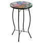 Northlight Seasonal 19in. Floral and Butterfly Patio Side Table - image 4