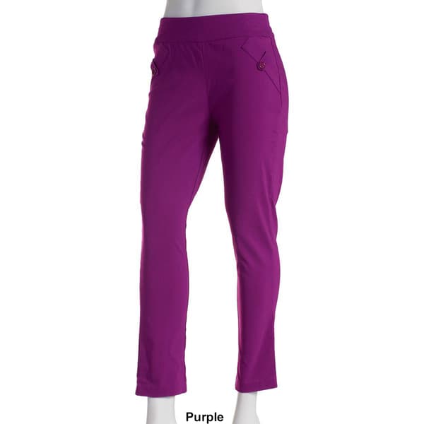 Juniors Joe B. Solid Millennium Ankle Pants with Tab Pockets