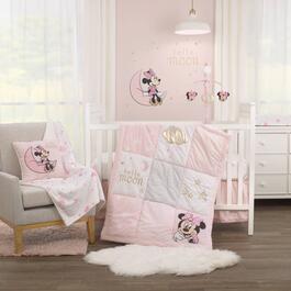 Disney 3pc. Minnie Mouse Twinkle Twinkle Crib Bedding Set