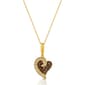 Le Vian Chocolatier&#40;R&#41; Chocolate & Vanilla Diamond Heart Pendant - image 1
