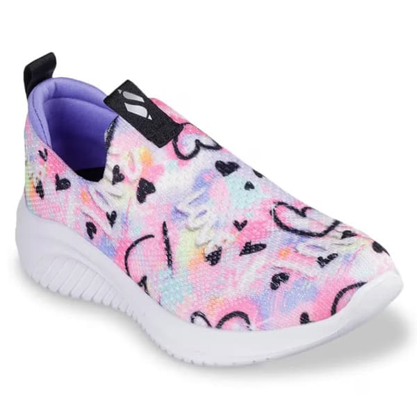 Girls Skechers Ultra Flex 3.0 Slip Ons