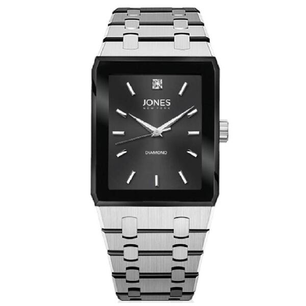 Mens Jones New York Silver-Tone Bracelet Watch - 50471S-42-G28 - image 
