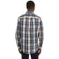 Mens Chaps Long Sleeve Plaid Stretch Button Down Shirt - Ivory - image 4
