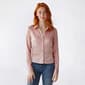 Juniors Love Tree Dot Satin Ruch Fit Meet And Greet Top - image 1