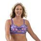 Womens Dolfin&#40;R&#41; Aquashape Patchwork Tie-Front Bikini Swim Top - image 1