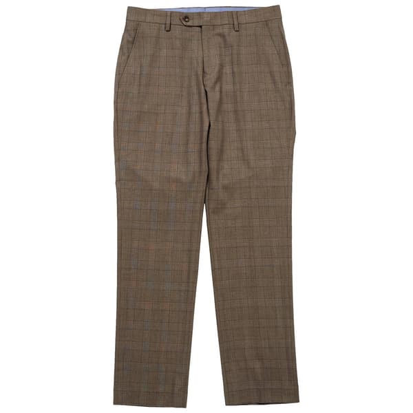 Mens Tommy Hilfiger Suit Separate Glenn Plaid Pants - Brown