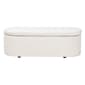 Baxton Studio Lavina Modern Teddy-Bear Fabric Storage Bench - image 3