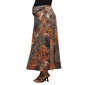 Plus Size 24/7 Comfort Apparel Patchwork Maternity Maxi Skirt - image 2