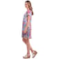 Womens MSK Short Sleeve Art Nouveau Shift Dress - image 4