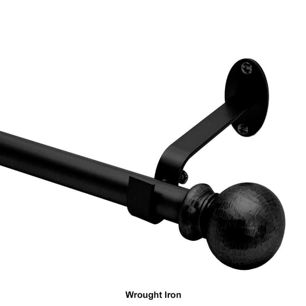 Elrene Farmhouse Ball Curtain Rod