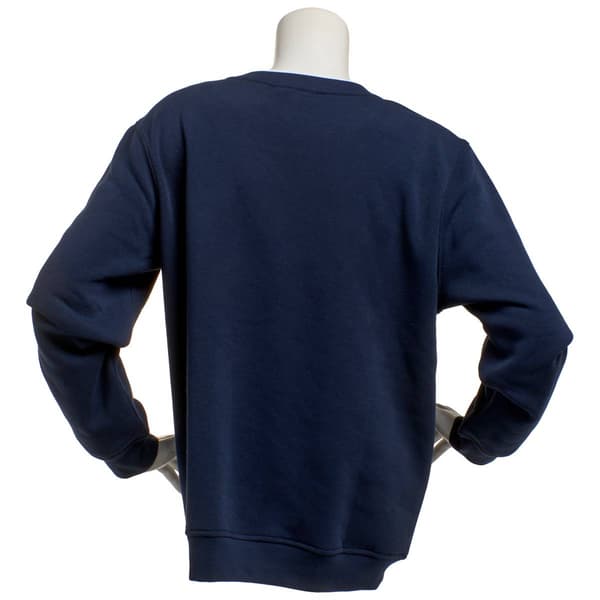 Plus Size Hasting & Smith Falling Floral Leaf Fleece Sweatshirt