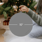 Northlight 10in. Matte Shatterproof Christmas Ball Ornament - image 3