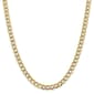 Mens Gold Classics&#8482; 6.75mm. 14k Semi Solid Pave Curb Bracelet - image 2