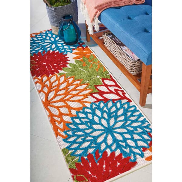 Nourison Aloha Tropical Indoor/Outdoor Runner