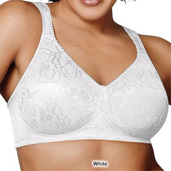 Playtex Women's 18 Hour Ultimate Lift & Support Wirefree Bra White