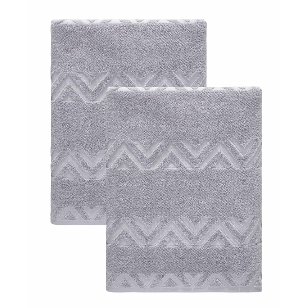 Ozan Premium Home Turkish Cotton Sovrano Luxury 2pc. Bath Towels - image 