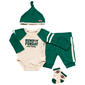 Baby Boy (3-9M) Baby Essentials 4pc. Sunday Funday Football Set - image 1
