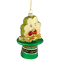 Northlight Shamrock & Leprechaun Hat Glass Christmas Ornament - image 3