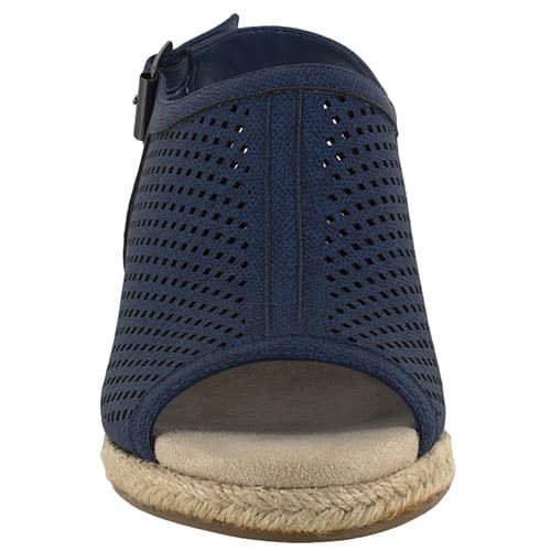 Womens Easy Street Stacy Espadrille Wedge Sandals