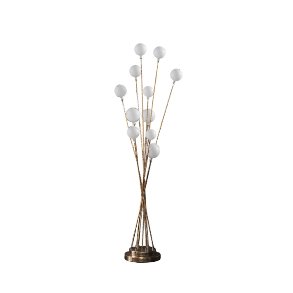 HomeRoots 46in. Gold 11-LED Novelty Floor Lamp - image 
