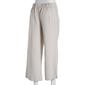 Womens Per Se Solid Linen Capri Pants - image 3