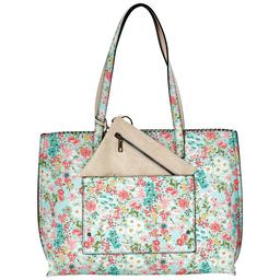 DS Fashion 2-in-1 Large Tote - Blue Floral