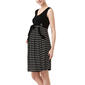 Womens Glow & Grow&#174; Scoop Neck Stripe Maternity A-Line Dress - image 3