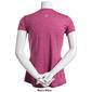 Womens RBX Space Dye Jersey V-Neck Short Sleeve Tee - image 2
