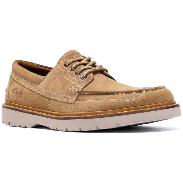Mens Clarks(R) Collection Weltridge Moc Casual Boat Shoes - image 