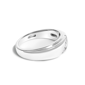 Mens Haus of Brilliance 1/6ctw. 3 Stone Diamond Band Ring - image 2