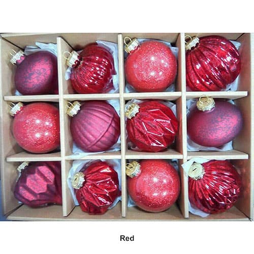 Northlight Seasonal 12pc. Distressed Glass Ornament Set