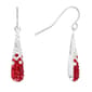 Athra Sterling Silver Crystal Teardrop Earrings - image 1