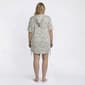 Plus Size J Valdi Costa Side Tie Zip Hoodie Swim Cover Up - image 2