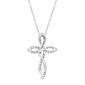 Diamond Classics&#8482; Sterling Silver Diamond Cross Pendant Necklace - image 3