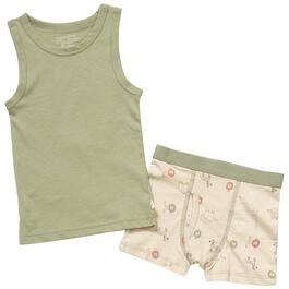 Toddler Boy Poppy & Clay 2pc. Safari Boxer Underwear Set
