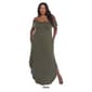 Plus Size White Mark Cold Shoulder Scoop Neck Maxi Dress - image 6