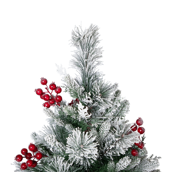 Northlight Real Touch™ 6.5ft. Flocked Whittaker Christmas Tree
