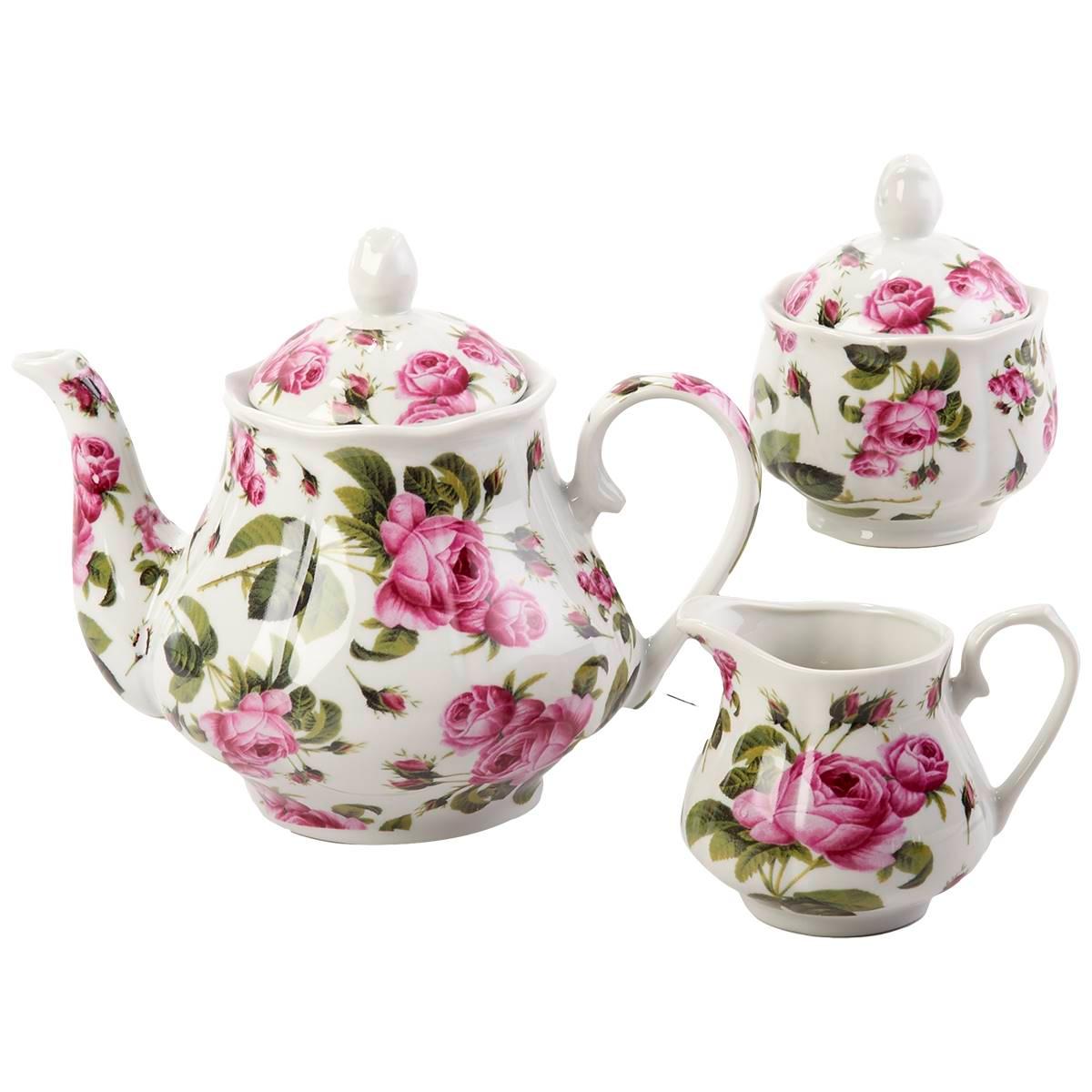 Home Essentials 5pc. Chintz June Rose Set