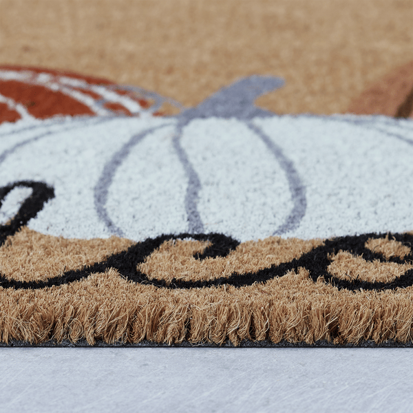 VCNY Home Harvest Pumpkins Outdoor Coir Doormat