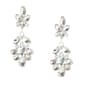 Rosa Rhinestones Clear Rhinestone Medallion Earrings - image 1