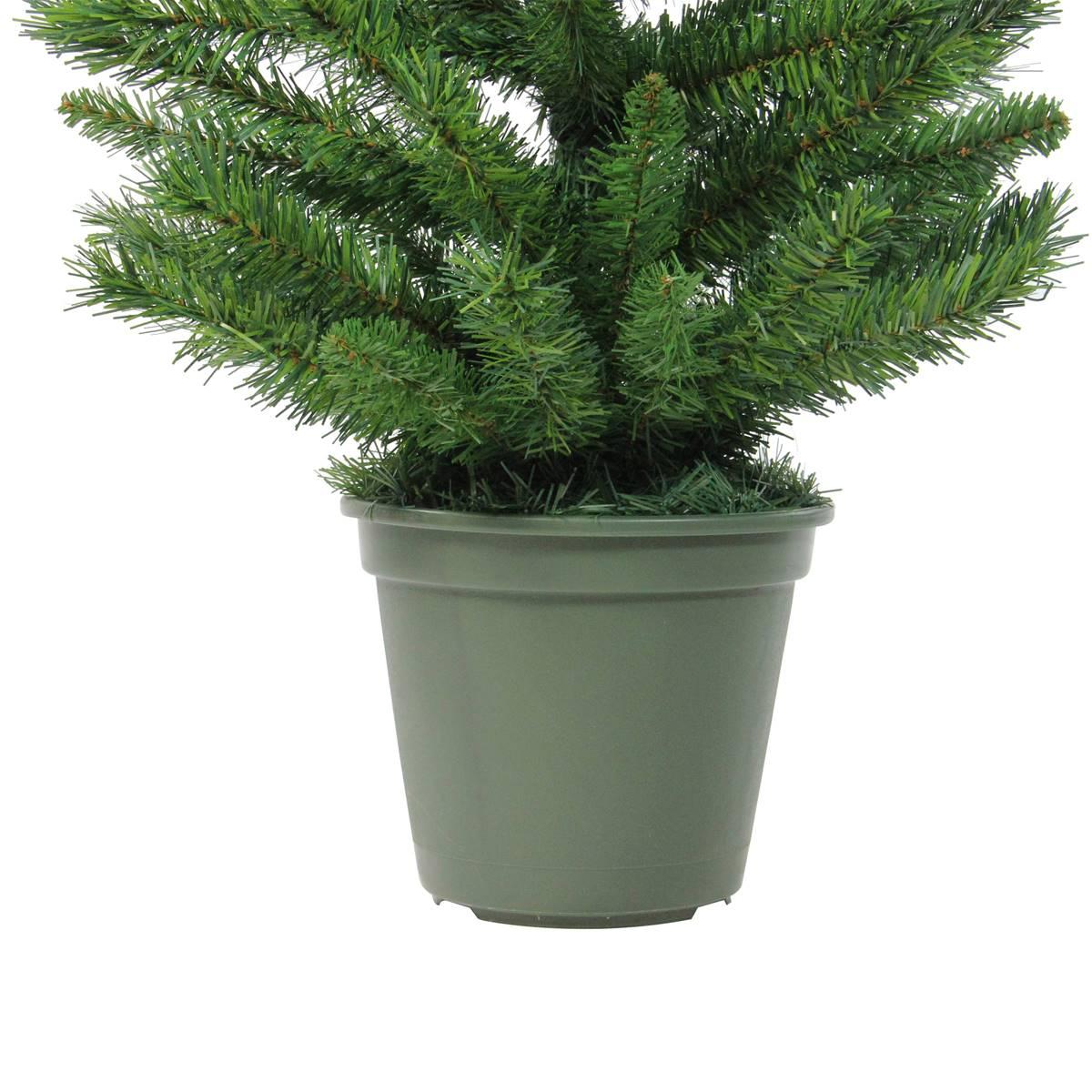 Northlight 4ft. Unlit Green Walkway Potted Christmas Tree