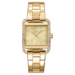 Womens DKNY City Glitz Champagne Dial Watch - DK1L003M0025