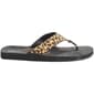Womens Capelli New York Leopard Flip Flops - image 2
