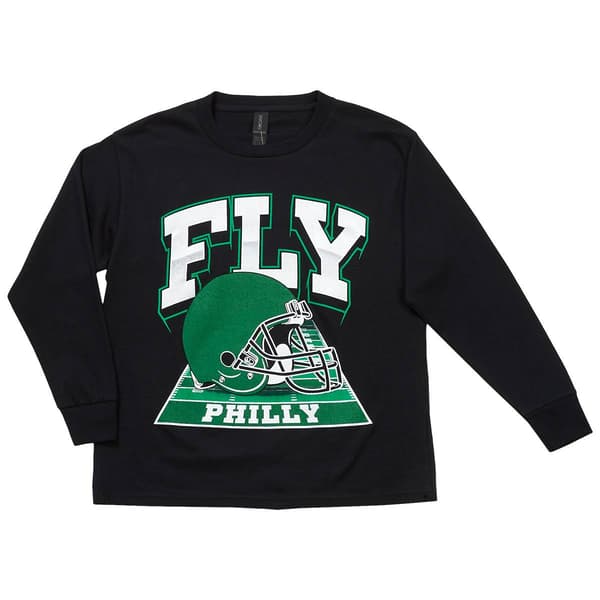 Boys (8-20) Tailgate Philadelphia Football Fly Long Sleeve Tee - image 