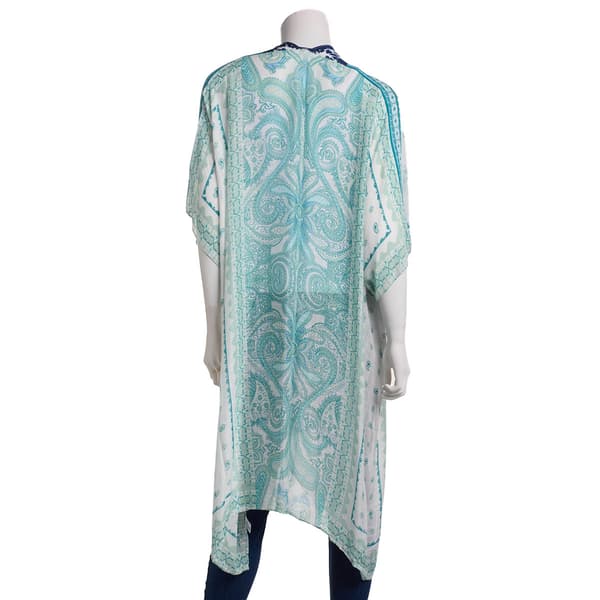 Womens Modena Classic Floral Kimono