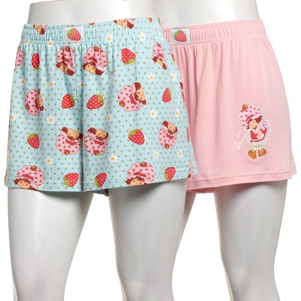Juniors Strawberry Shortcake(tm) 2pk Pajama Shorts