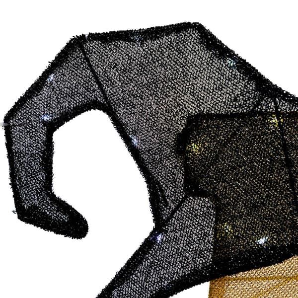 Northlight Seasonal 50in. LED Tinsel ''Boo'' Outdoor Decor