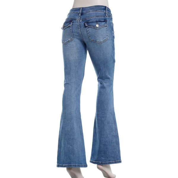 Juniors YMI® Taylor 2 Button Low Rise Flare Jeans
