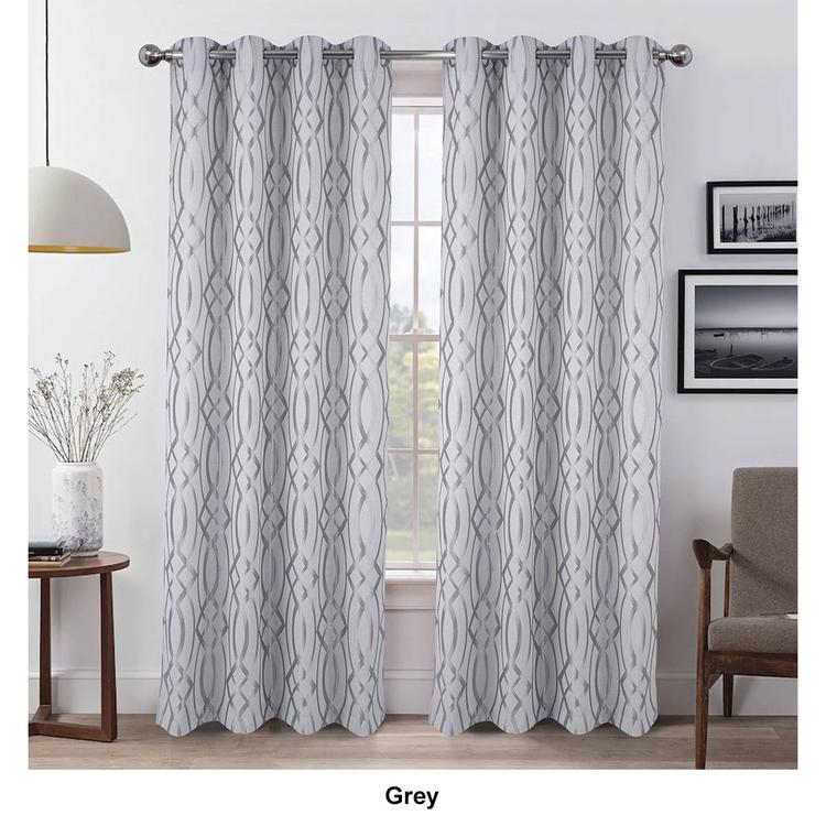 Jacquard Grommet Panel Curtain